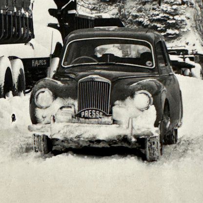 1952 Monte Carlo Rally Sunbeam Talbot 90 Car Press Photo Photograph Vintage