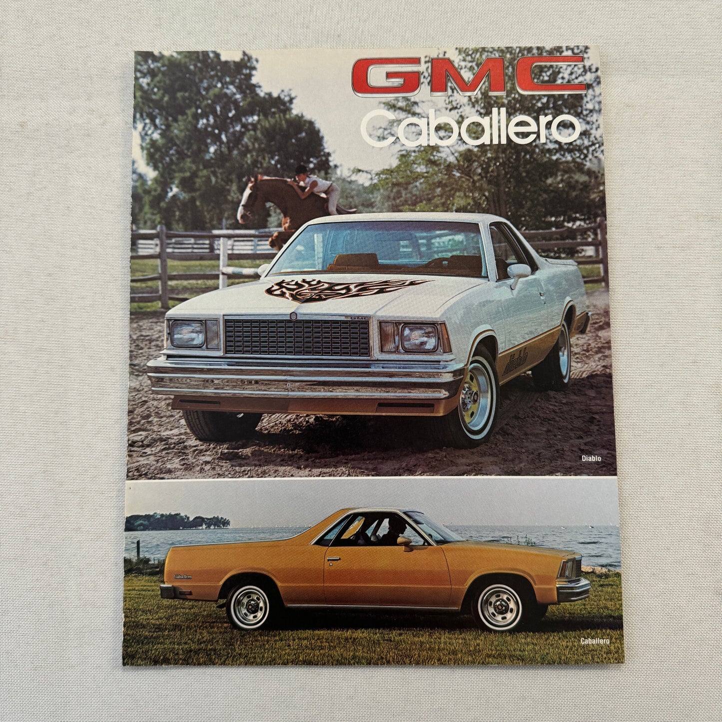 1978 GMC Caballero Pickup Sales Brochure Catalog Advertising