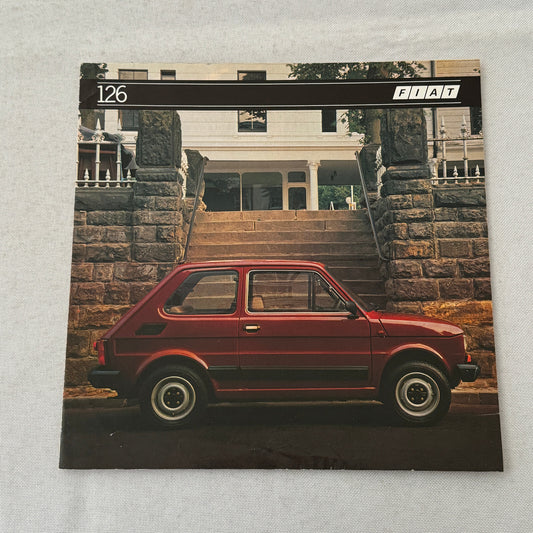 Fiat 124 Car Sales Brochure Catalog Advertising 1984 1985 UK
