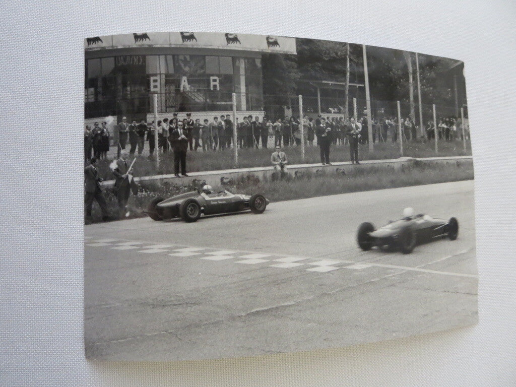 Vintage 1964 Racing Photograph Photo Image - Grand Prix Race Cars 