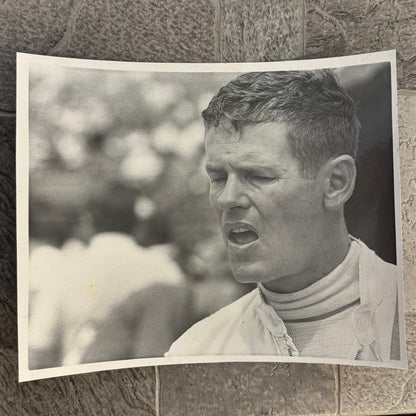 Vintage Racing Driver Photo Photograph Print Al Unser