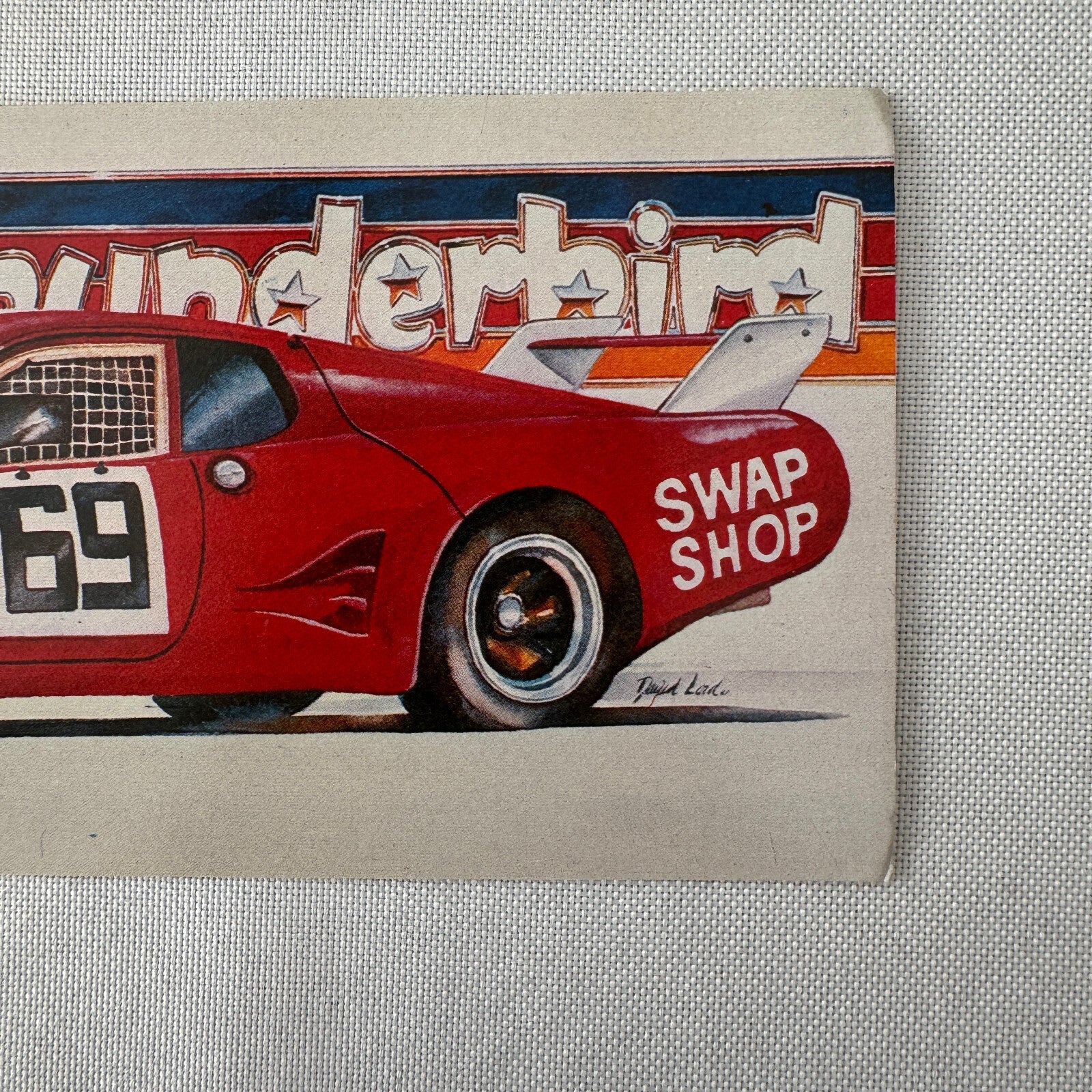 Thunderbird Racing Swap Shop Postcard Post Card Vintage