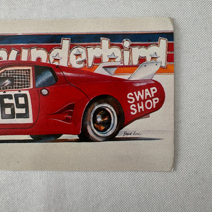 Thunderbird Racing Swap Shop Postcard Post Card Vintage