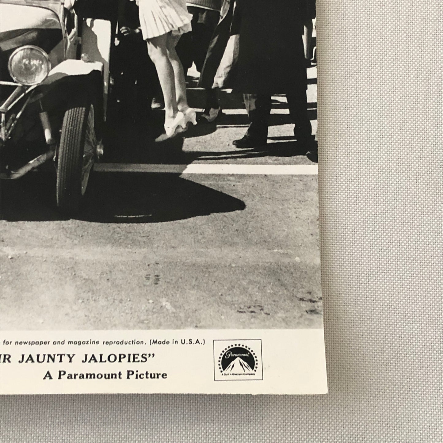 Those Daring Young Men in Their Jaunty Jalopies 1959 Movie Film Press Photo