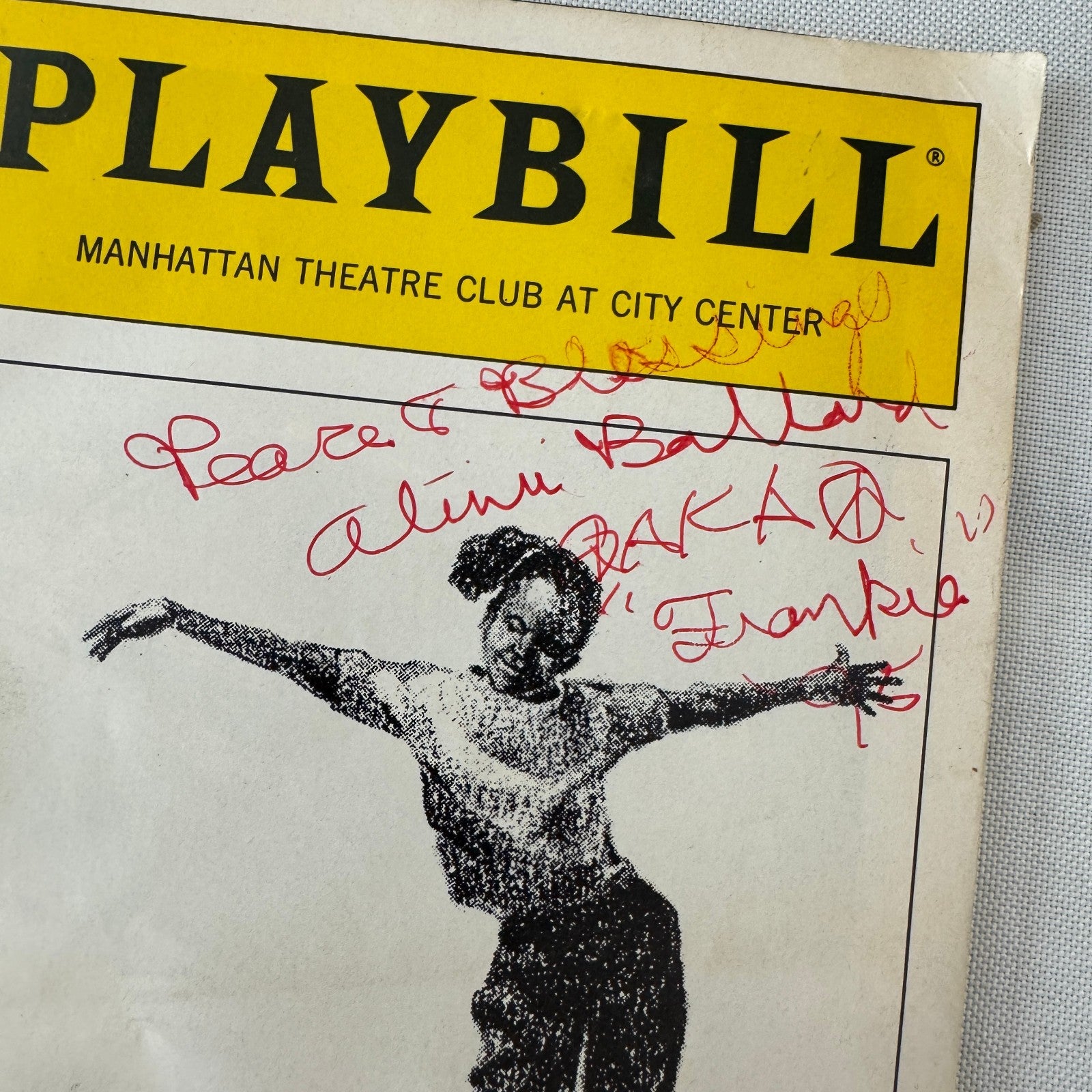 Holiday Heart Theater Playbill Cast Signed Autographed Signature Alimi Ballard