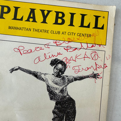 Holiday Heart Theater Playbill Cast Signed Autographed Signature Alimi Ballard