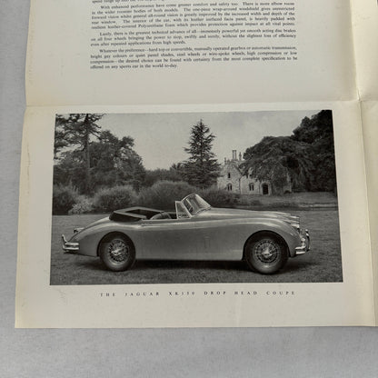 Jaguar XK150 Drophead Convertible and Fixed Head Coupe Sales Brochure Catalog