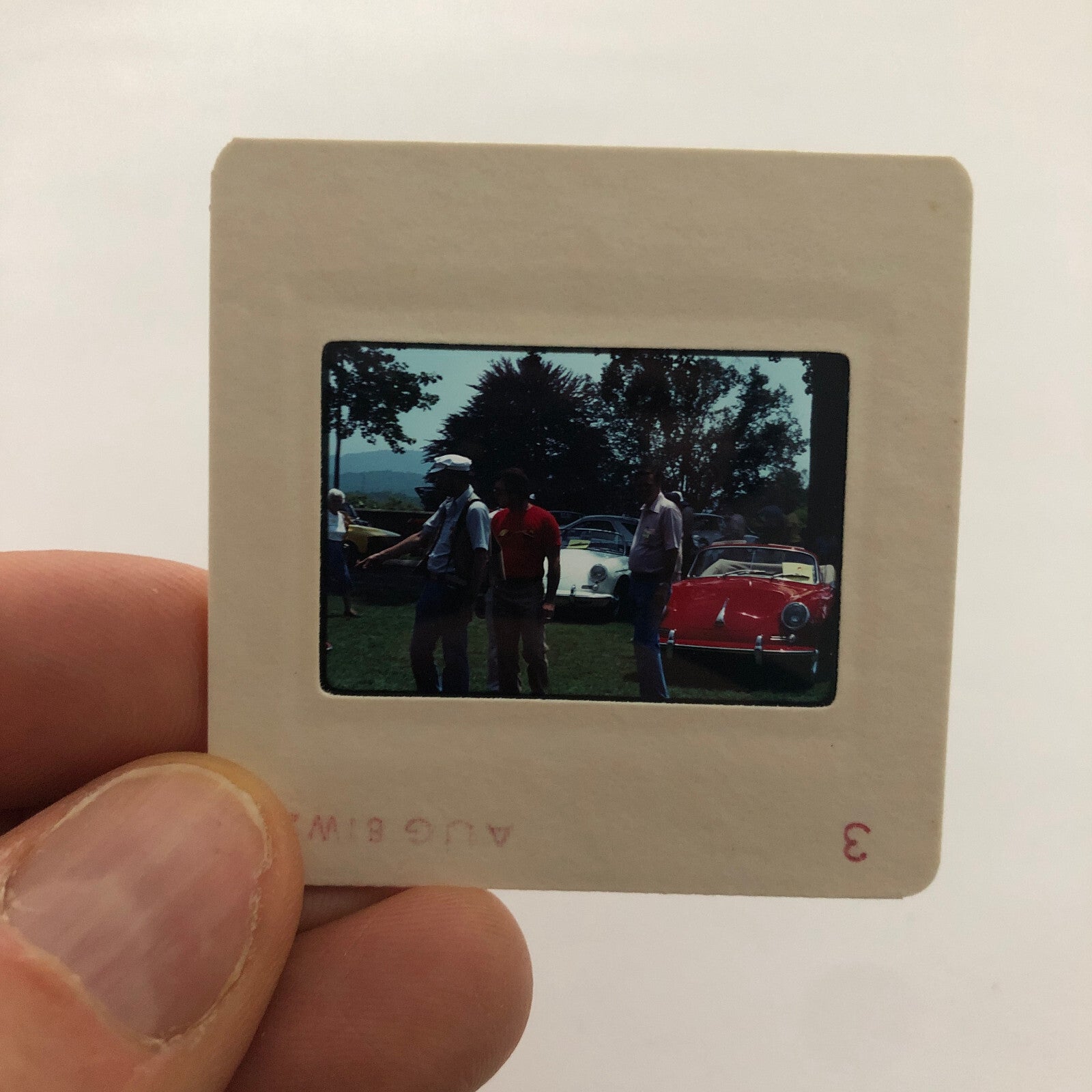 Porsche 356 Car Show 35mm Photo Slide Vintage 1981