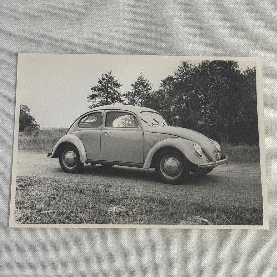 Vintage Volkswagen Beetle Coupe VW Automobile Photo Photograph Print