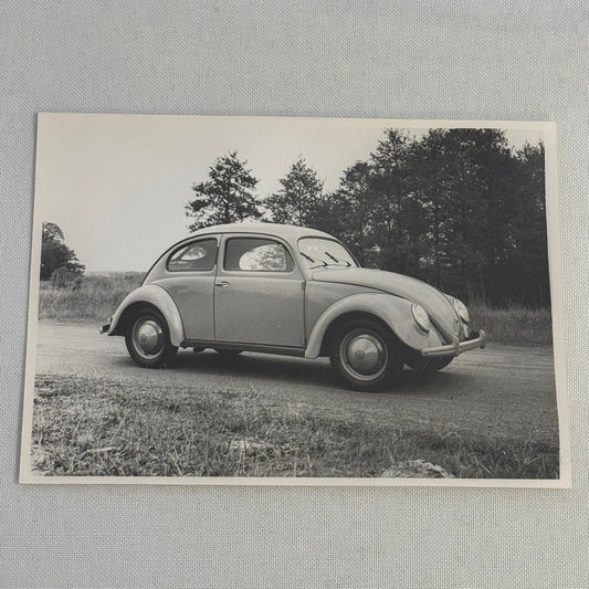 Vintage Volkswagen Beetle Coupe VW Automobile Photo Photograph Print
