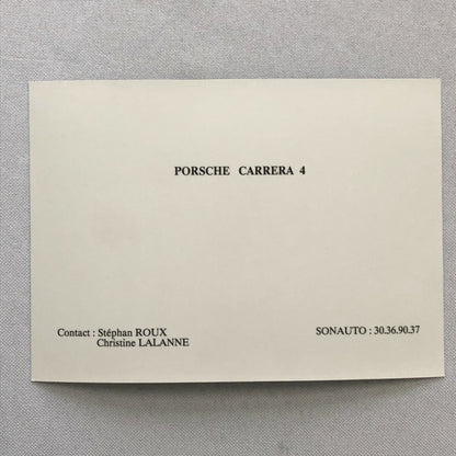 Porsche 911 Carrera 4 Factory Press Photo Photograph Print 