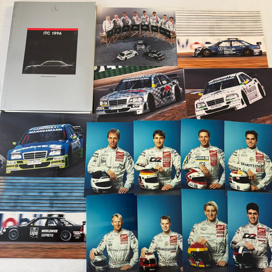 1996 Mercedes ITC AMG Racing Press Kit Dario Franchitti Ellen Lohr Kurt Thiim
