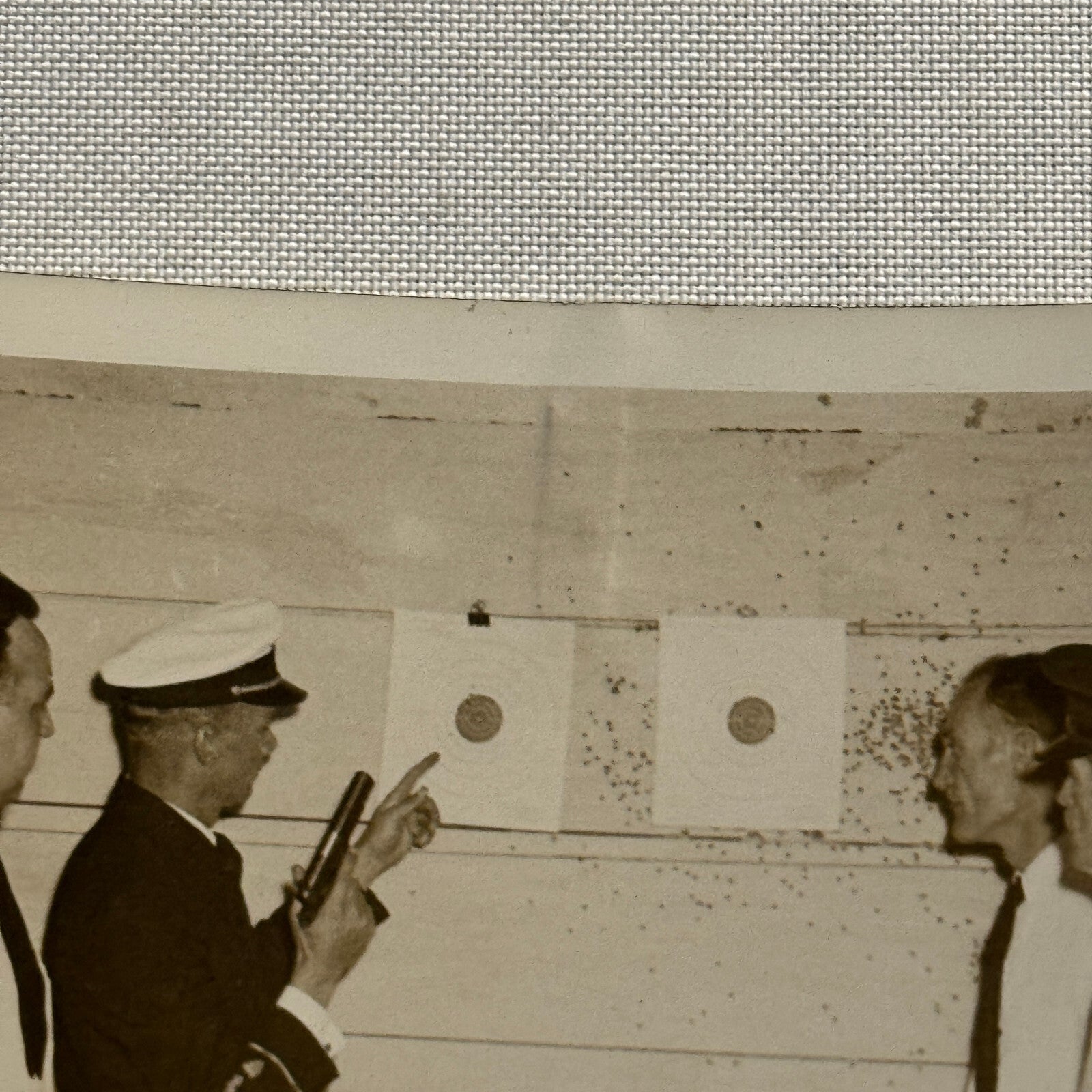 Press Photograph Photo Washington Shooting Gallery Secret Service Guards Lot 2x