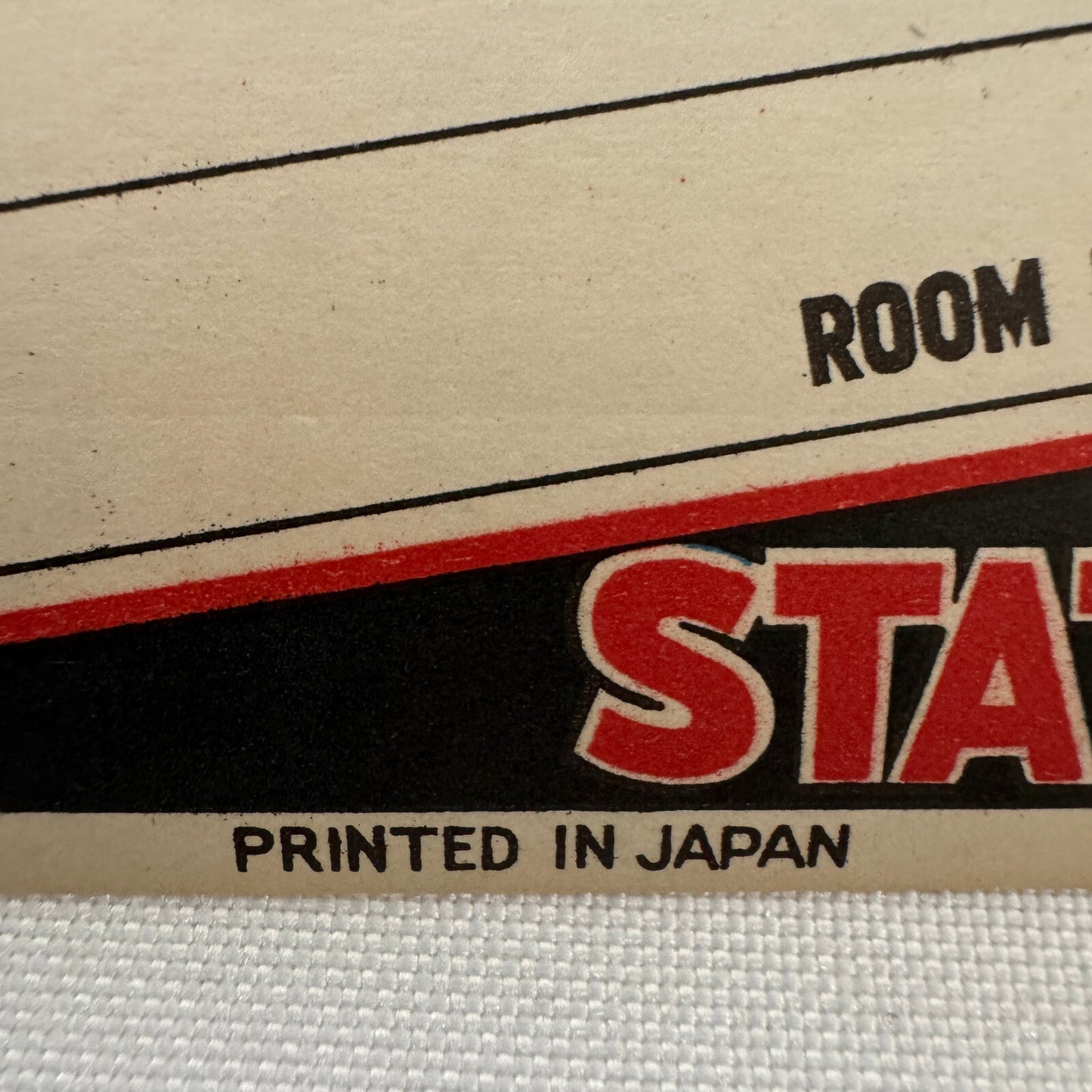 Vintage NYK Steamship Line Japan Luggage Travel Label NOS Unused