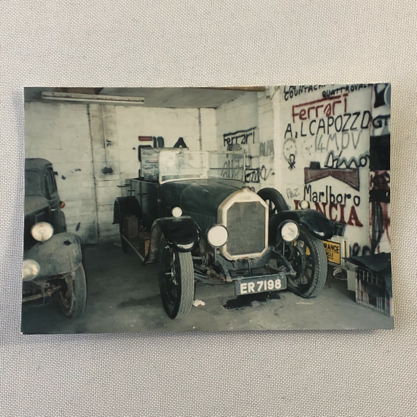 Vintage Garage Barn Find Humber Car Photo Photograph Print 1927 - 1928