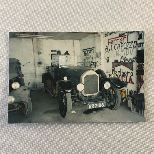 Vintage Garage Barn Find Humber Car Photo Photograph Print 1927 - 1928