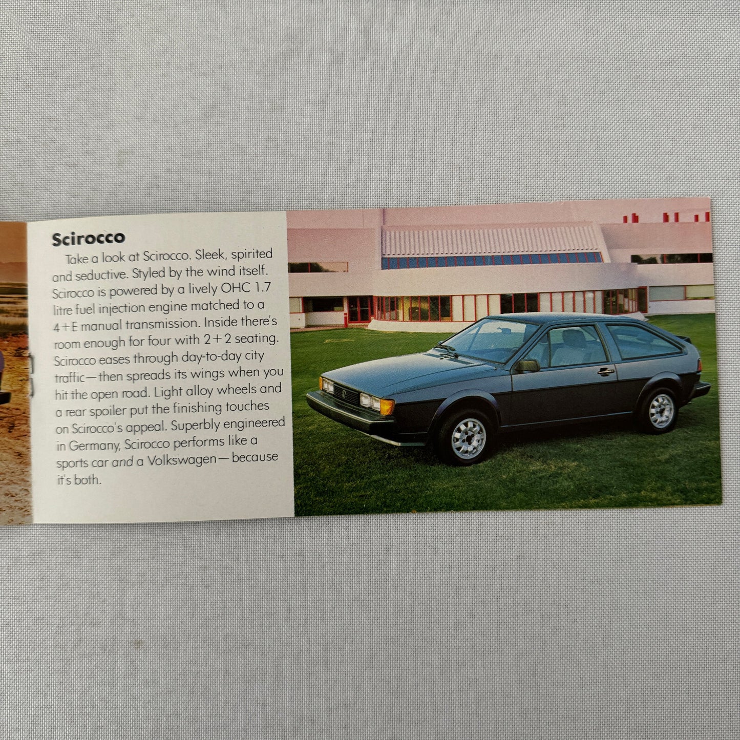 Volkswagen Sales Brochure Catalog VW Rabbit Scirocco Vanagon Pickup 1982 1983