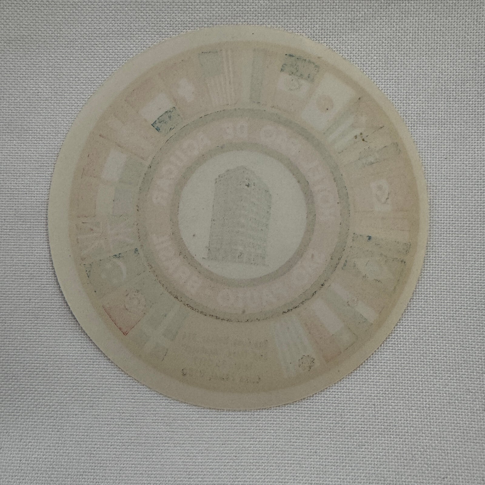 Vintage Travel Luggage Label Sao Paulo Brazil Brazilian Hotel Pao de Acucar