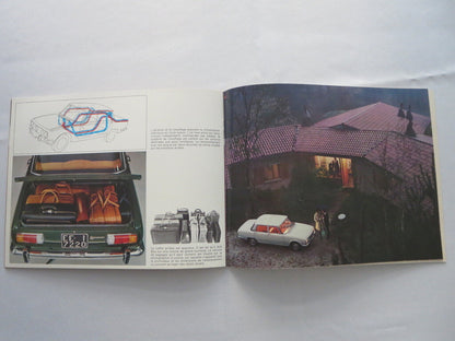 Vintage Alfa Romeo 1750 Sedan Sales Brochure Catalog - FRENCH TEXT 