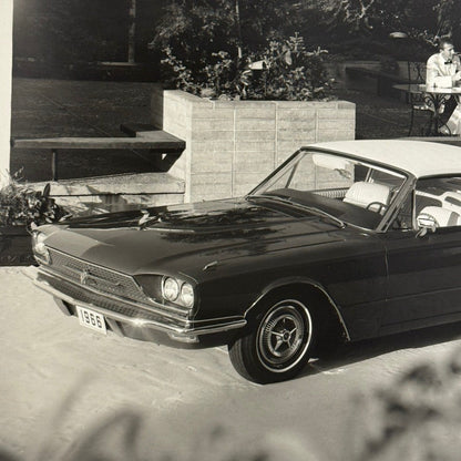 Vintage 1966 Ford Thunderbird Car Automobile Photo Photograph Modern Print