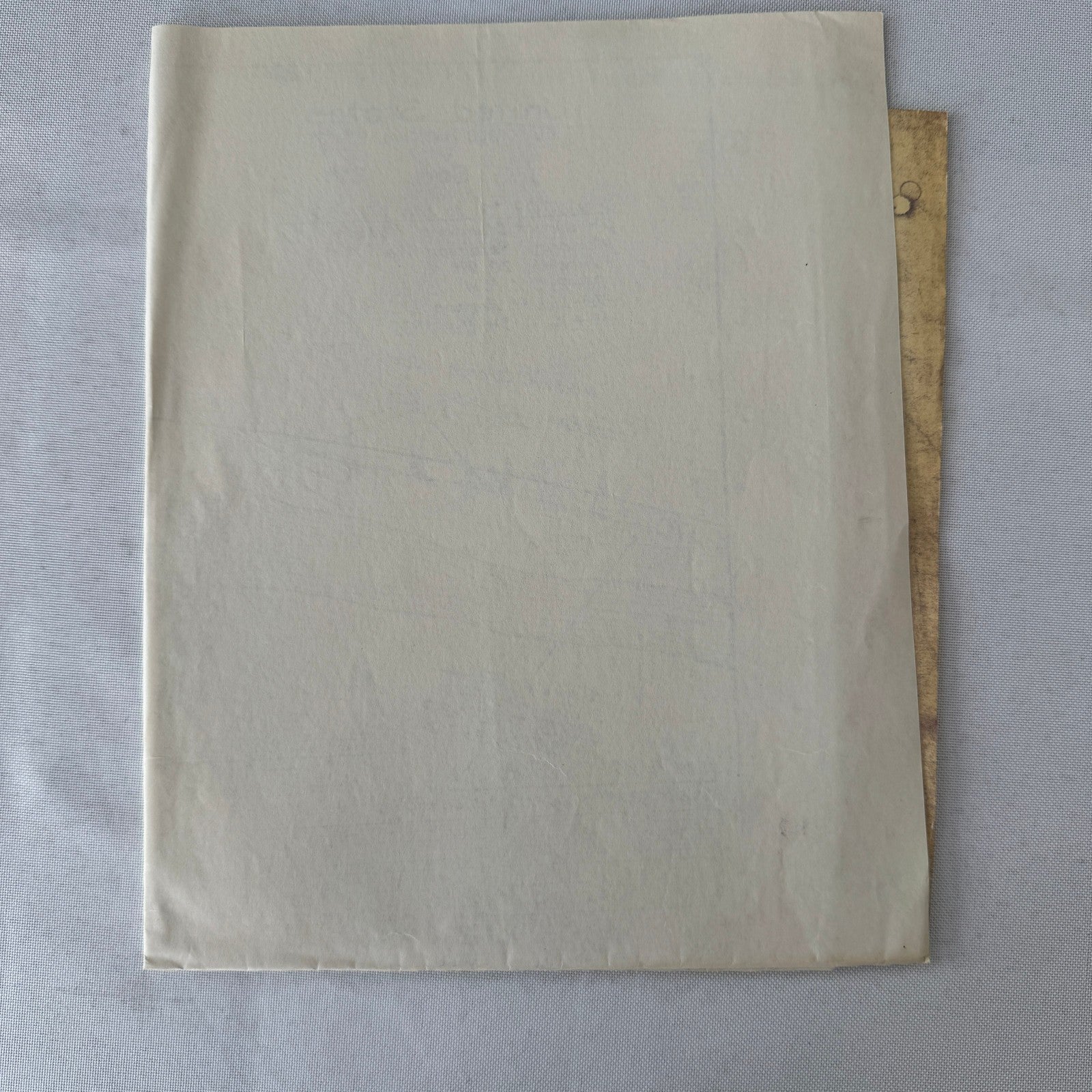 1931 California Highway Dept “As Built” Road Plan Map Blueprint T11N R14E MDB&M
