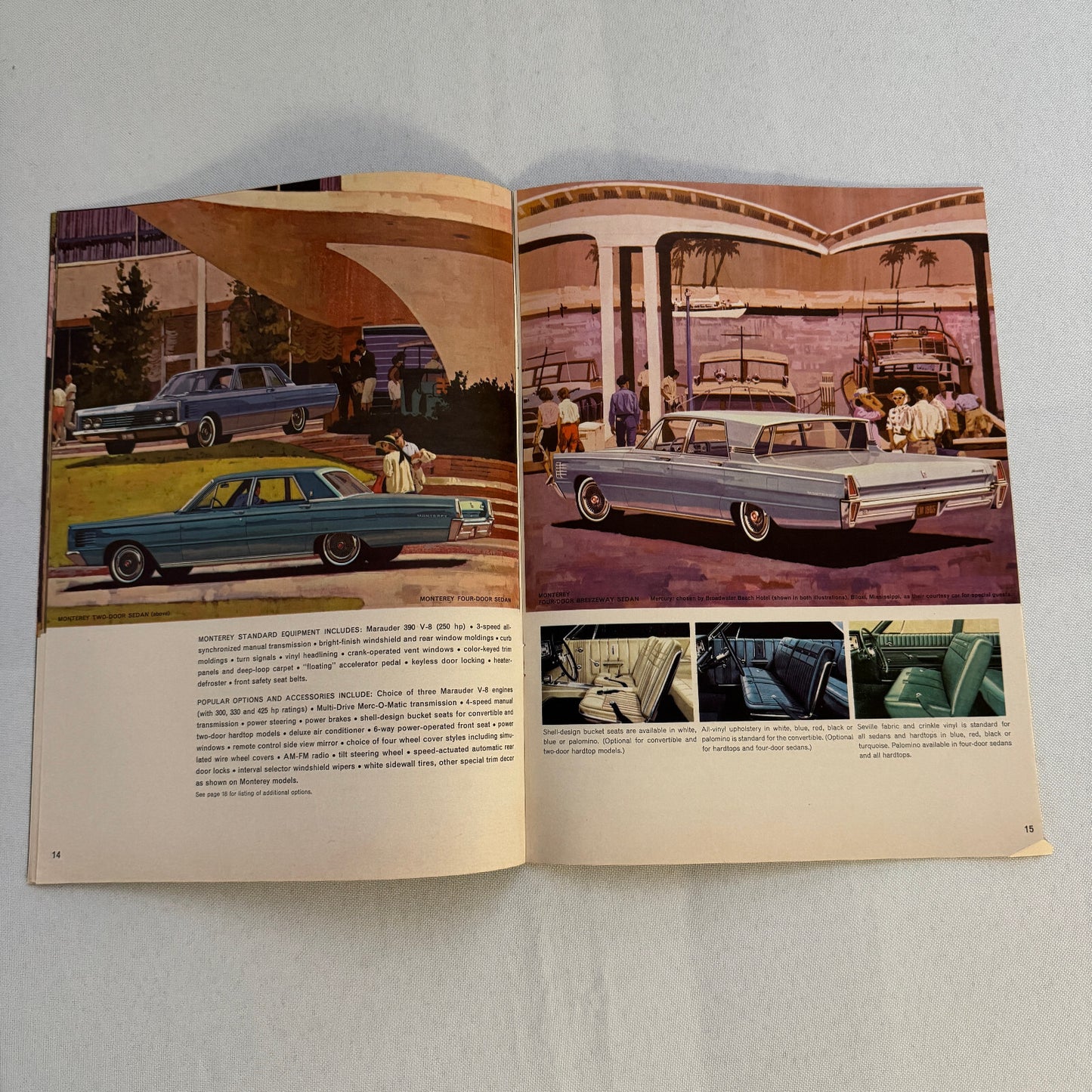1965 Mercury Car Sales Brochure Catalog Park Lane Montclair Monterey Comet