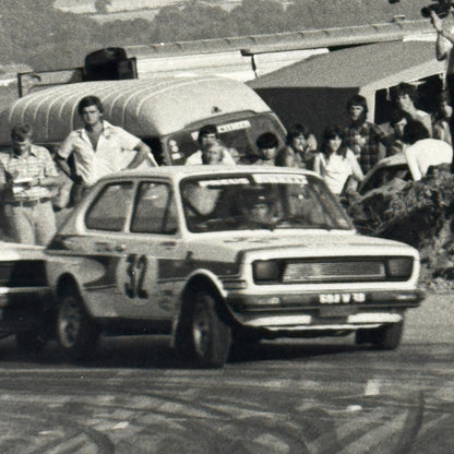 Vintage Rally Racing Photo Photograph Print DPPI Fiat 127 Cars