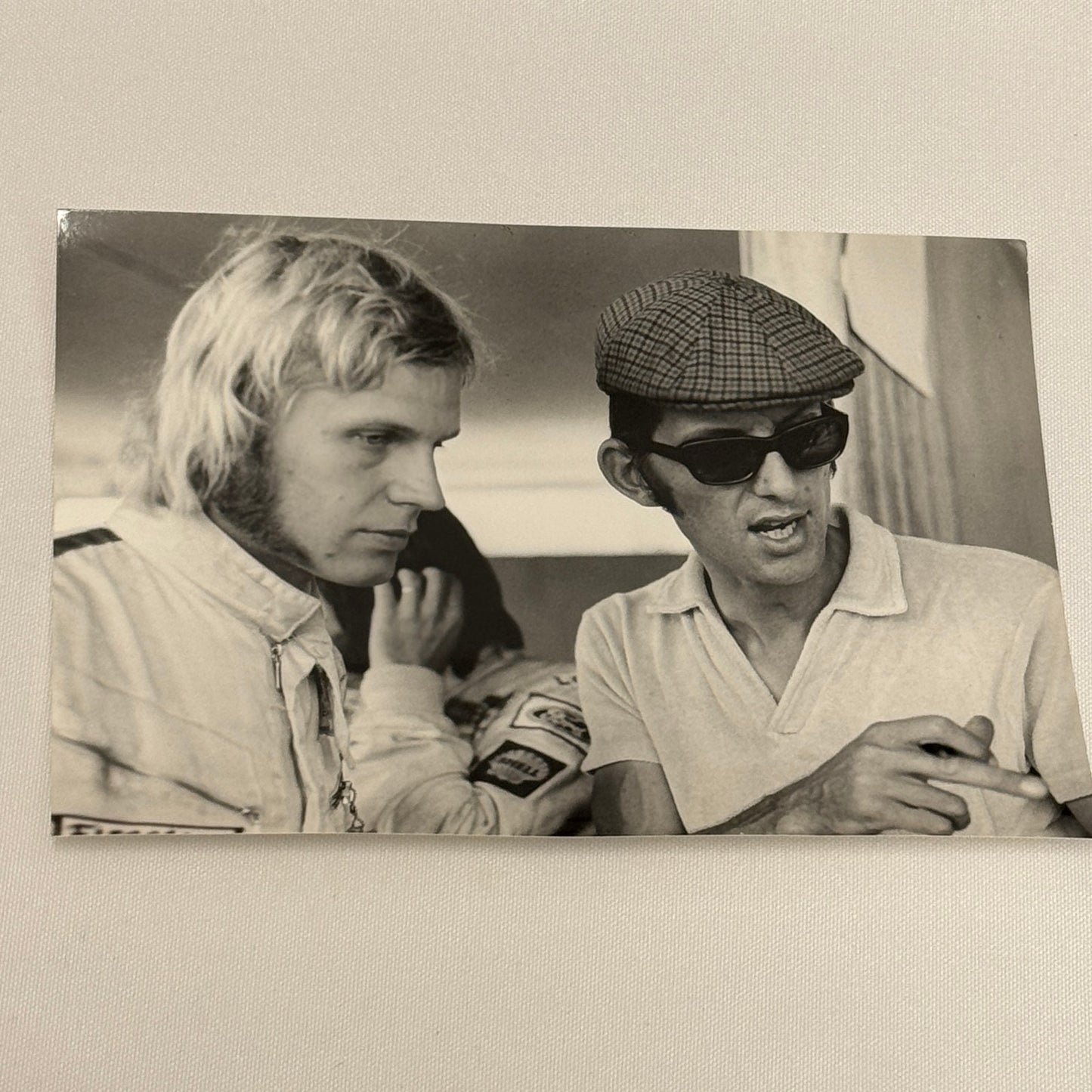 Vintage Racing Photo 1971 Austrian Grand Prix Reine Wisell Peter Warr