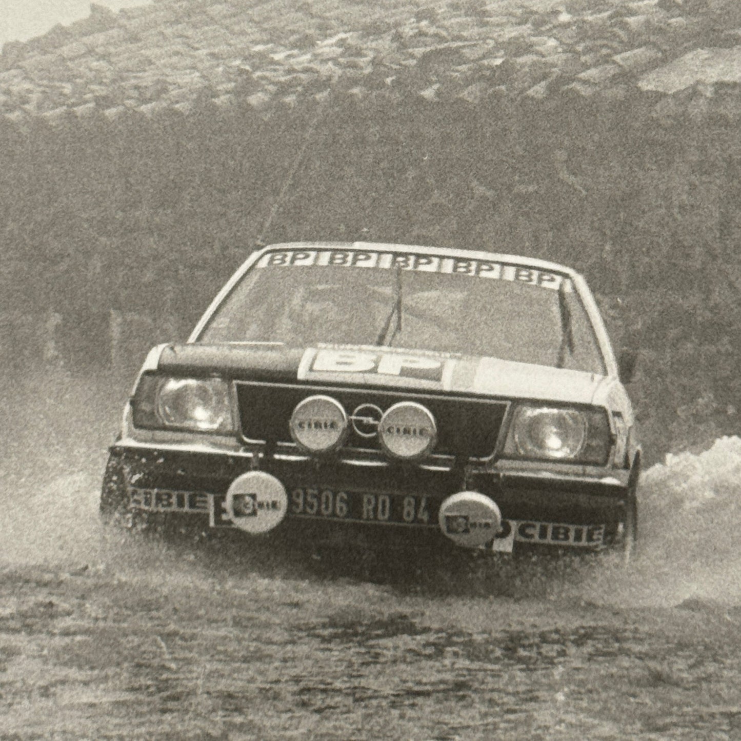 1980 Rallye Monte Carlo Press Photo Photograph DPPI Opel Ascona Car