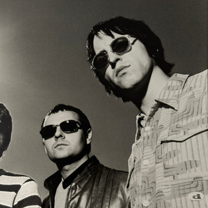 Oasis Publicity Press Photo Photograph Liam Gallagher Noel Gallagher 2000