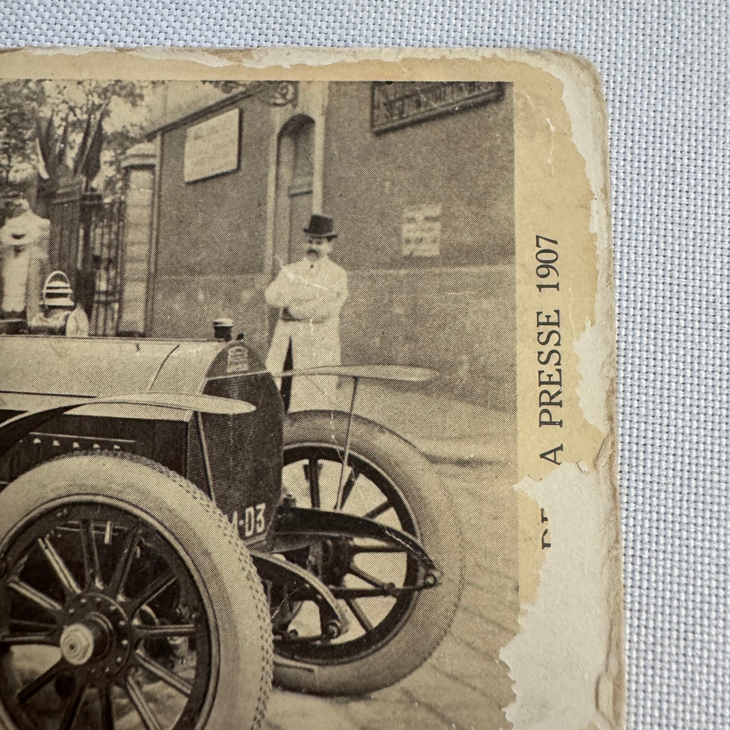 Vintage Car Automobile Postcard Post Card European AE