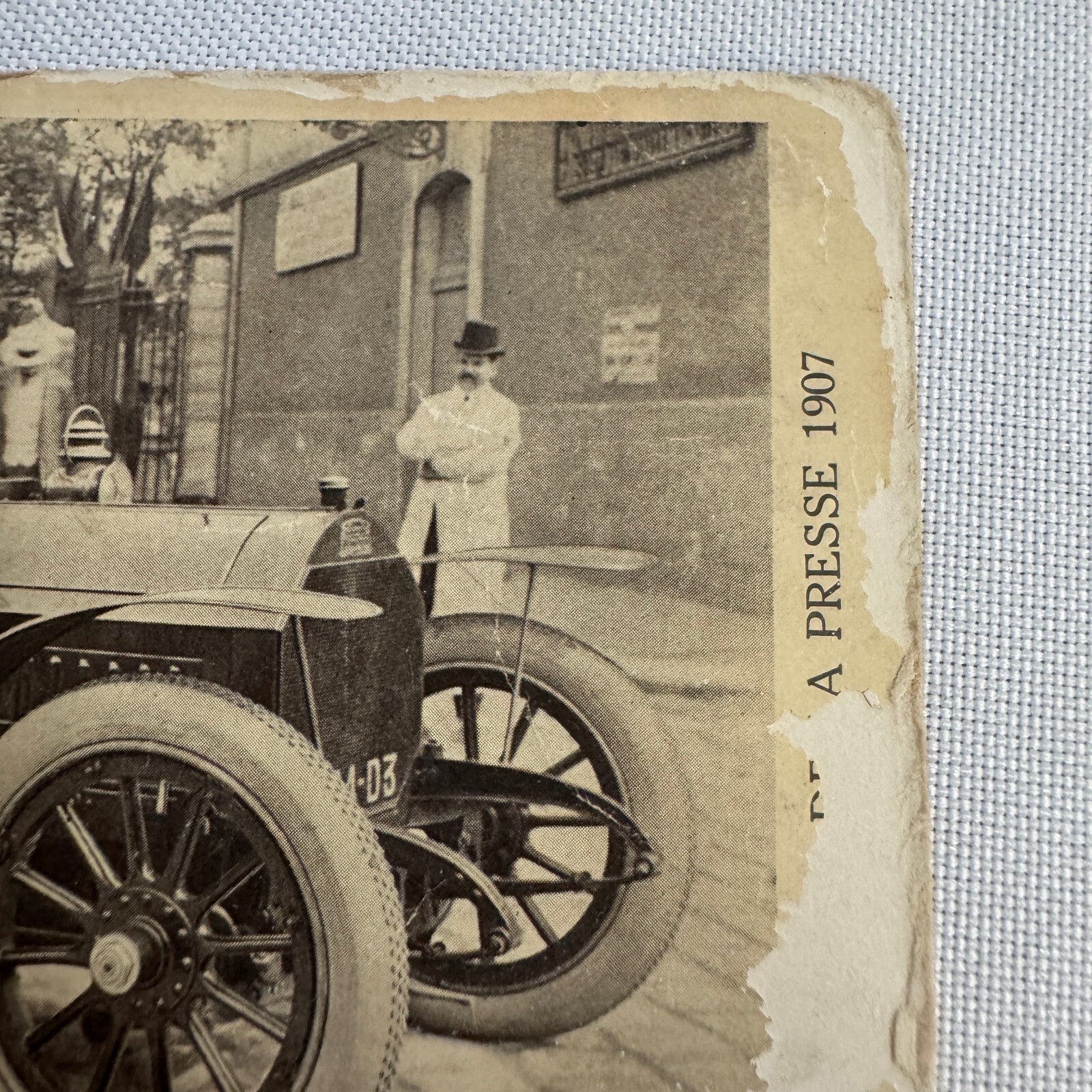 Vintage Car Automobile Postcard Post Card European AE