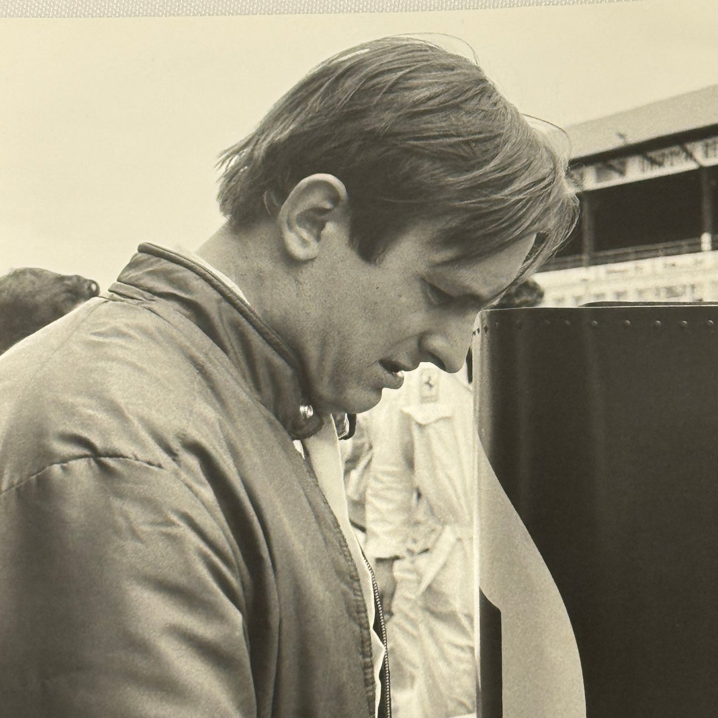 Vintage Racing Photo Chris Amon 1969 1000KM Race Motorsport Photograph