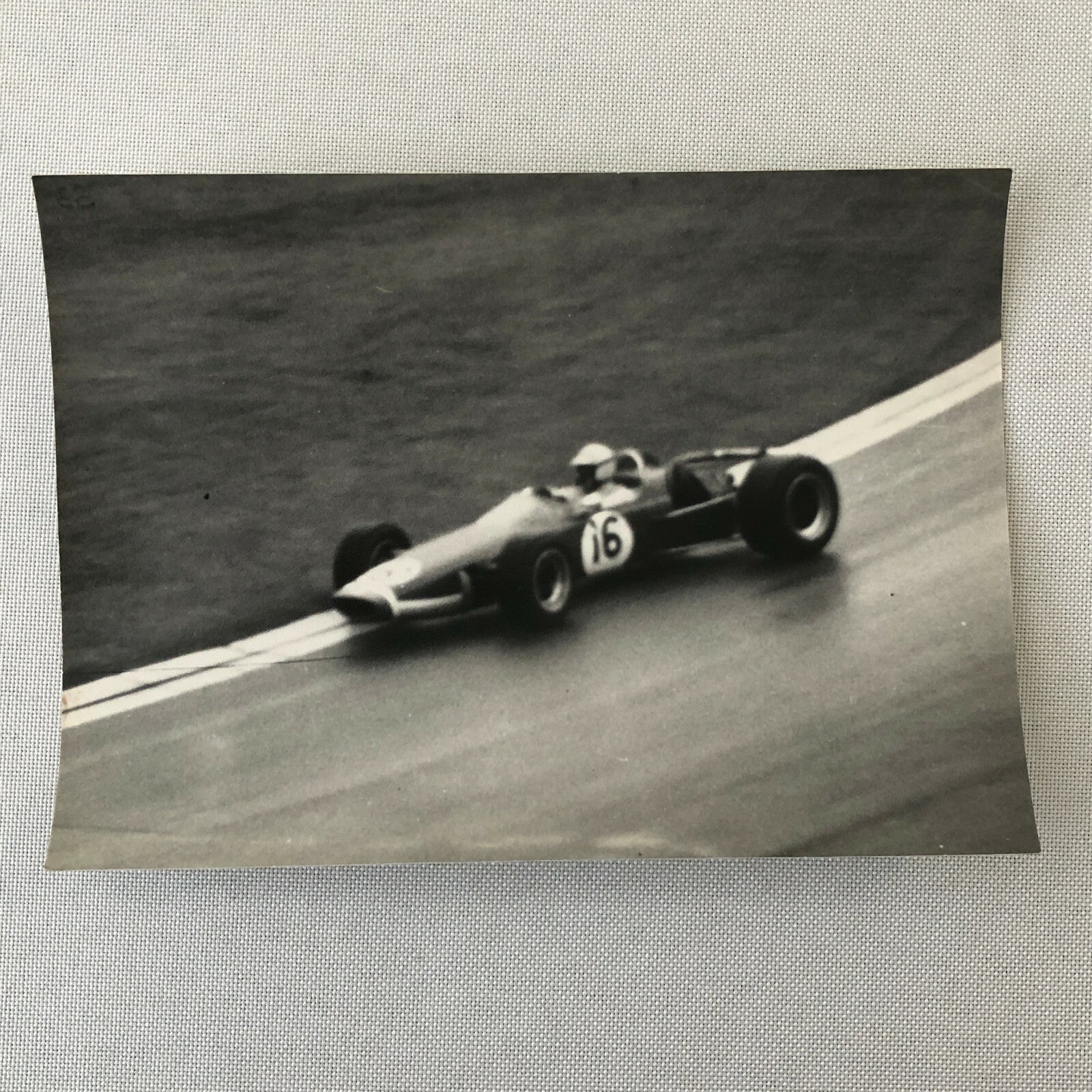 Vintage Racing Car Photo Photograph Print - Guy Ligier Ecurie Intersport 1968