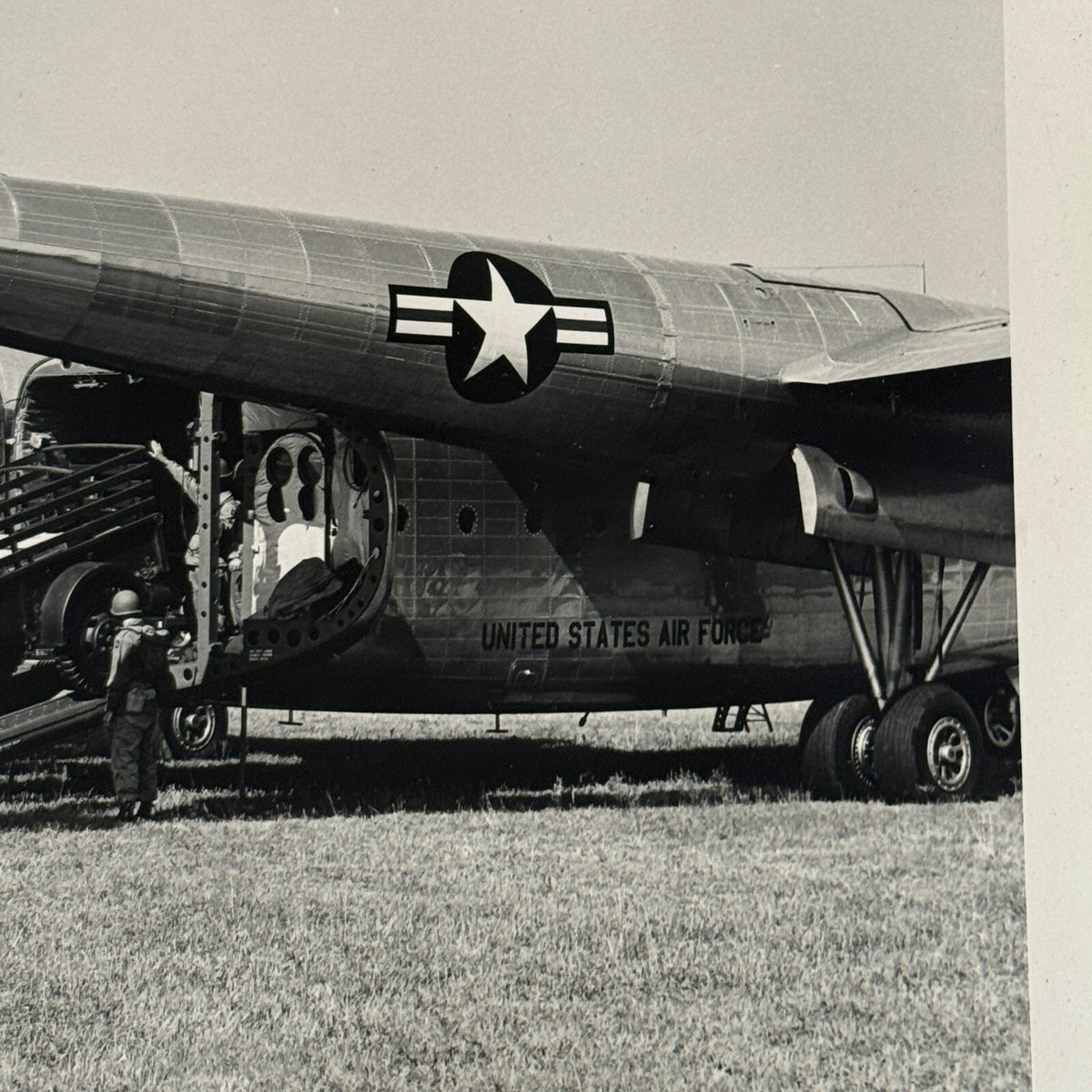 Fairchild Aircraft United States Air Force Airplane Plane Vintage Photo Truck