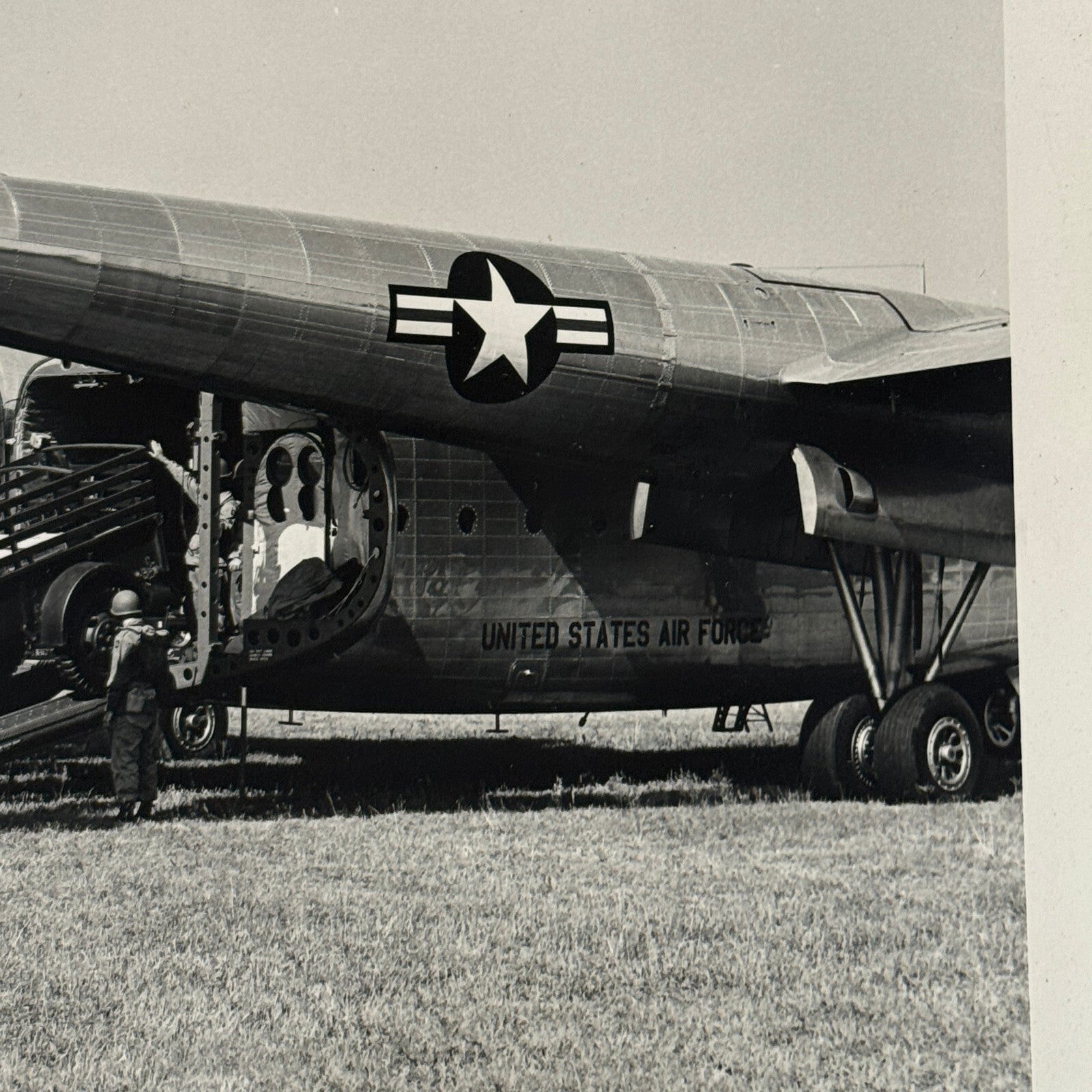 Fairchild Aircraft United States Air Force Airplane Plane Vintage Photo Truck