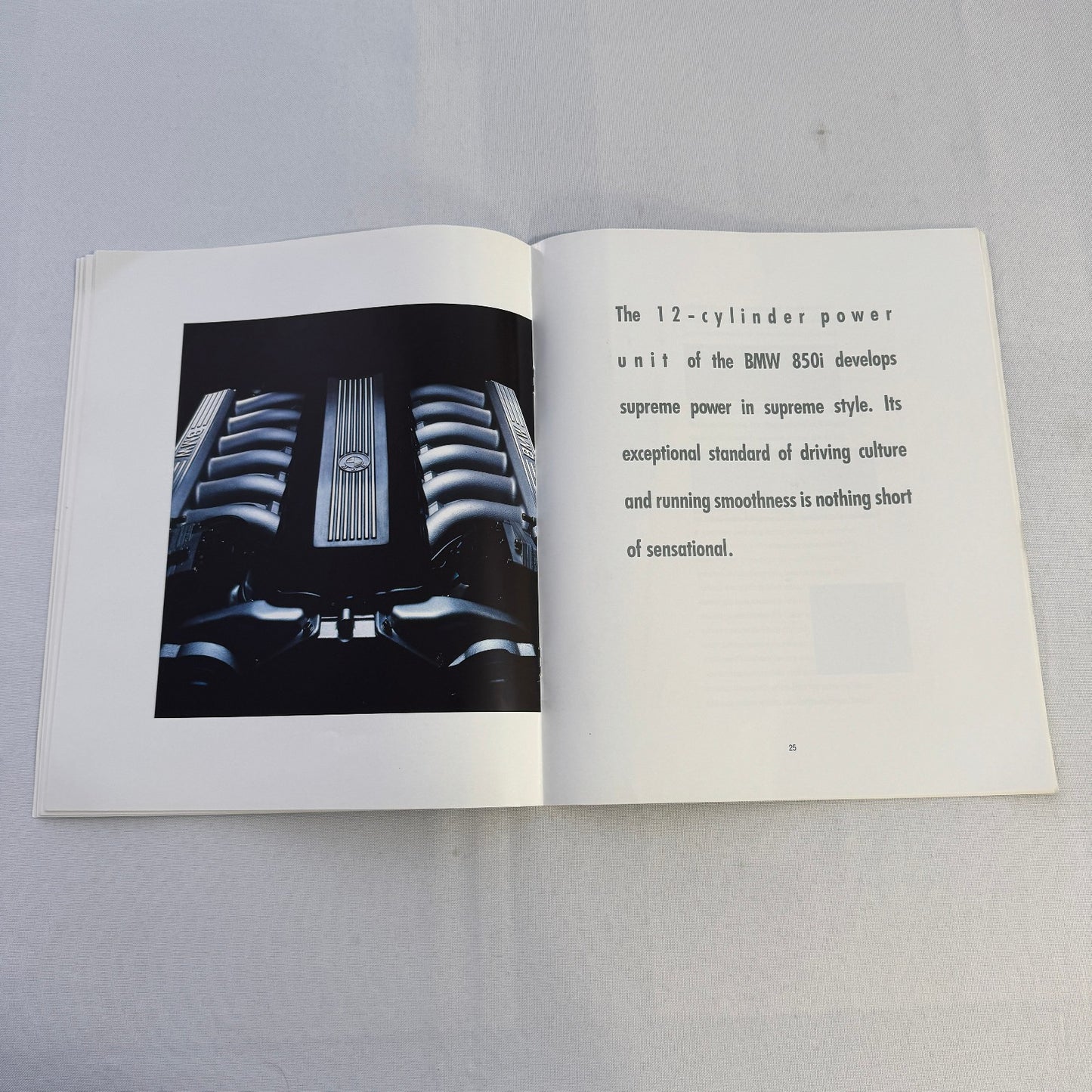 1990 BMW 850i Brochure Catalog BMW 8 Series BMW 850 Colour & Upholstery Lot 2x