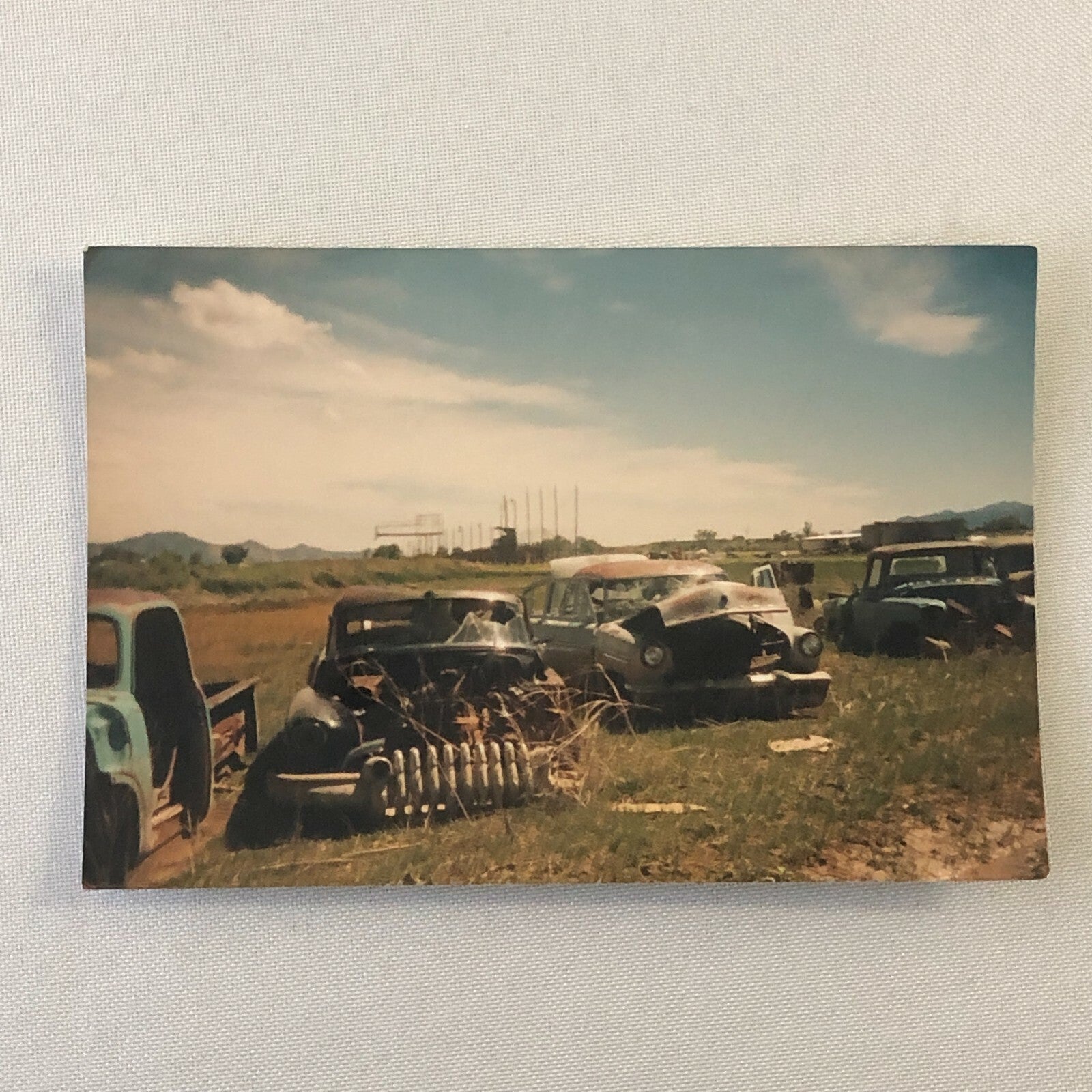 Vintage Junkyard Car Photo Photograph Print - 1950 Buick Special + 