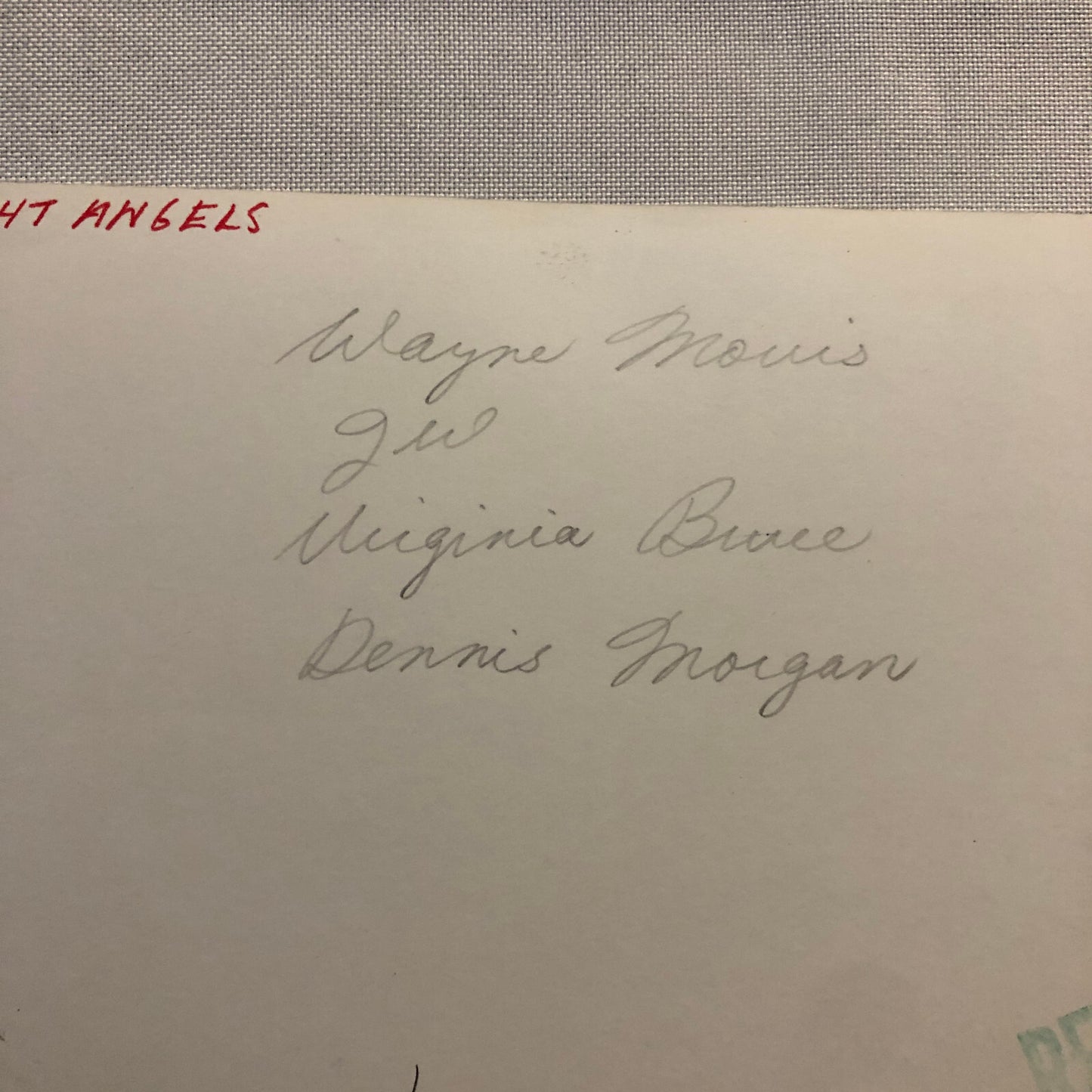 Movie Photo Photograph Flight Angels Virginia Bruce Dennis Morgan Wayne Morris