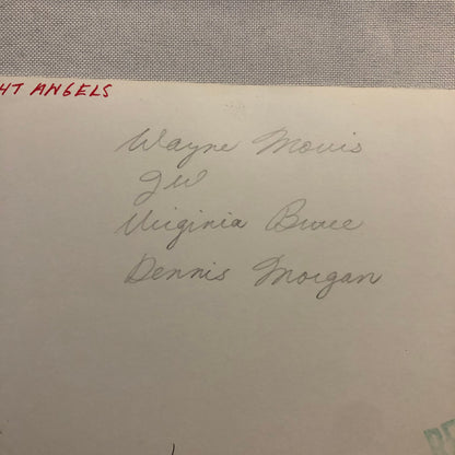 Movie Photo Photograph Flight Angels Virginia Bruce Dennis Morgan Wayne Morris