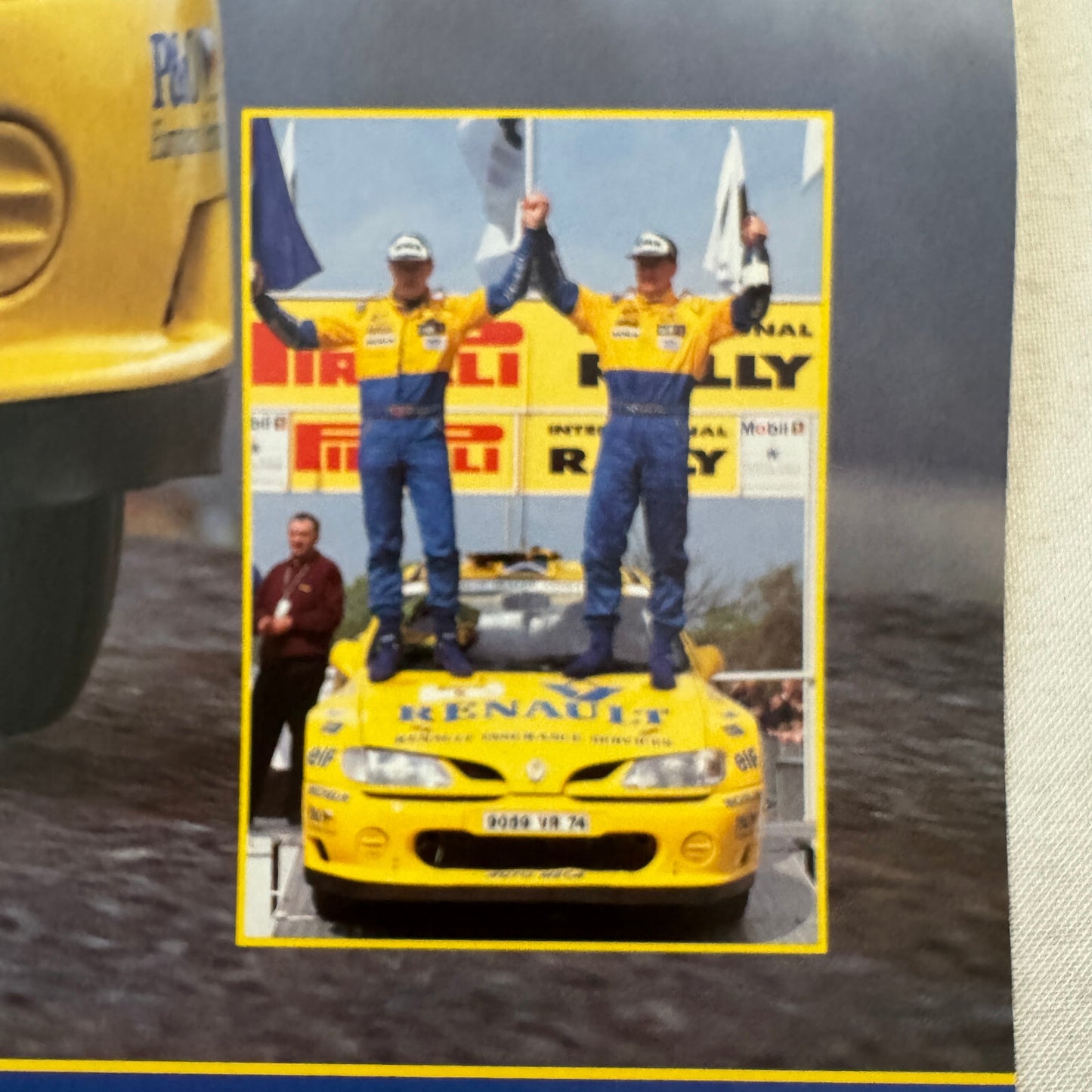 Renault Megane 1997 Pirelli International Rally Racing Poster Rallye