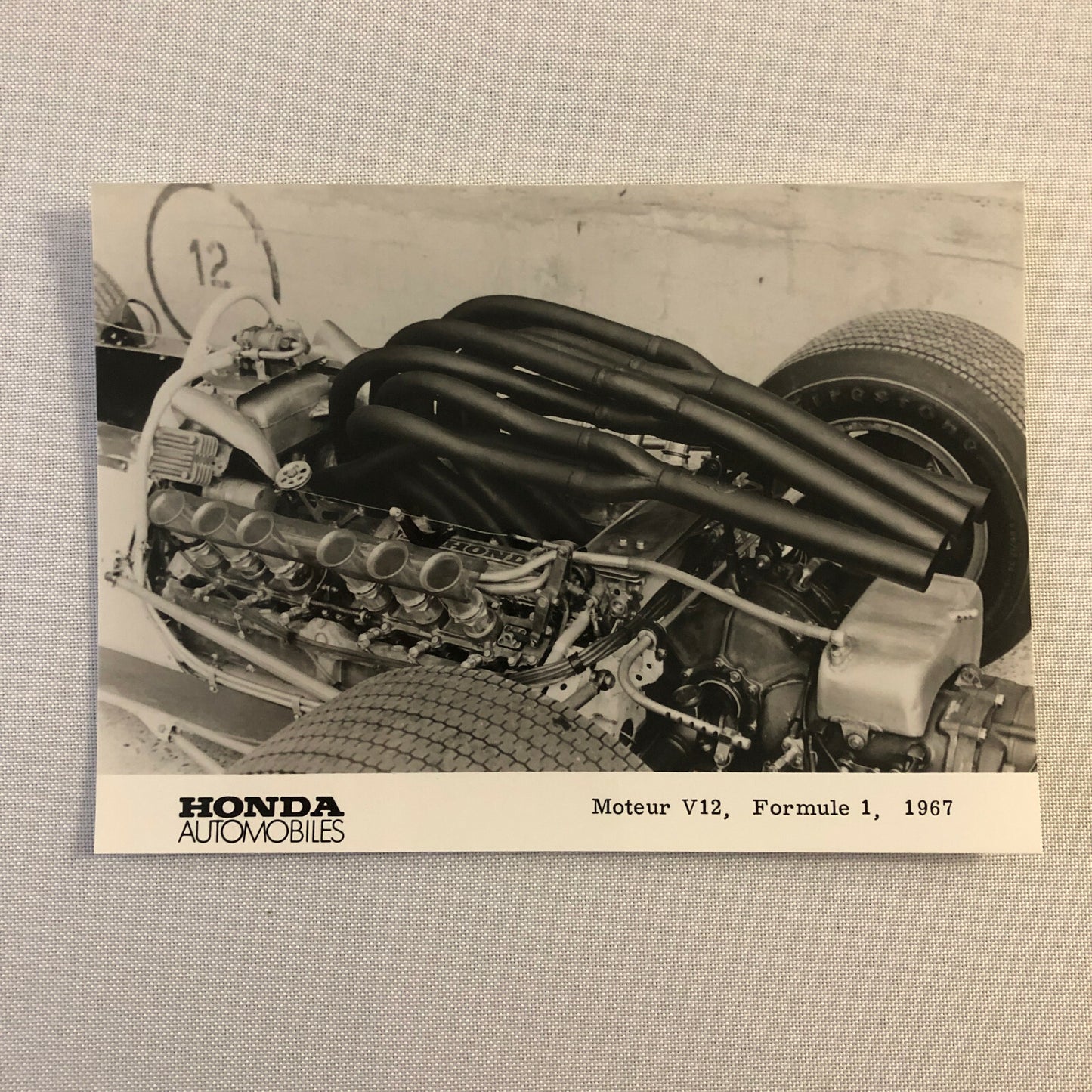1983 Honda F1 Racing Press Kit Formula One Cars Photo + GERMAN Text 