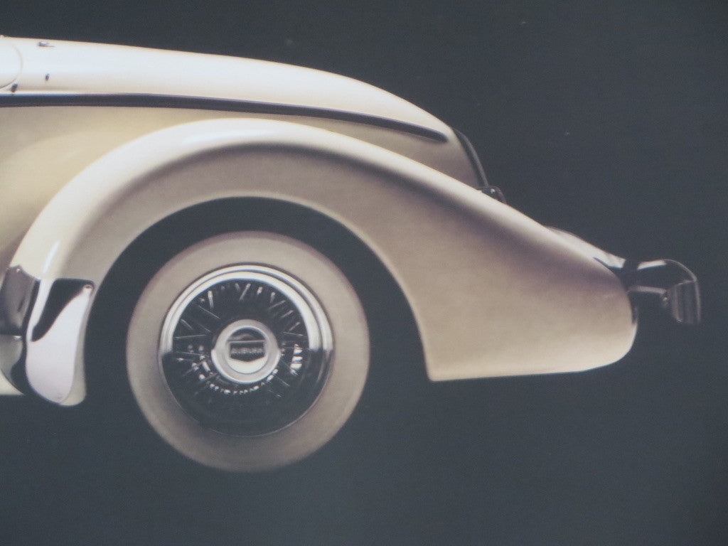 Poster Auburn Speedster Car Automotive Art Classics Unlimited Vintage 1986