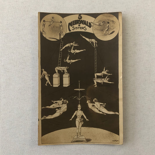 Circus Performer Postcard Post Card Acrobat Act 5 Meerwald Sisters