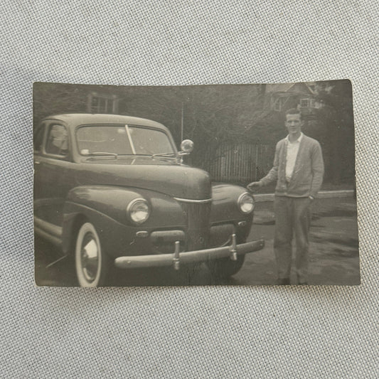 1941 Ford Car Photo Photograph Print Vintage