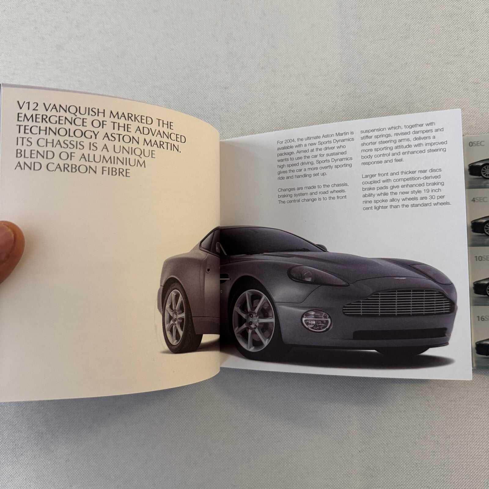 Aston Martin Car Press Kit Photo CD Aston Martin V12 Vanquish DB9 Coupe Volante