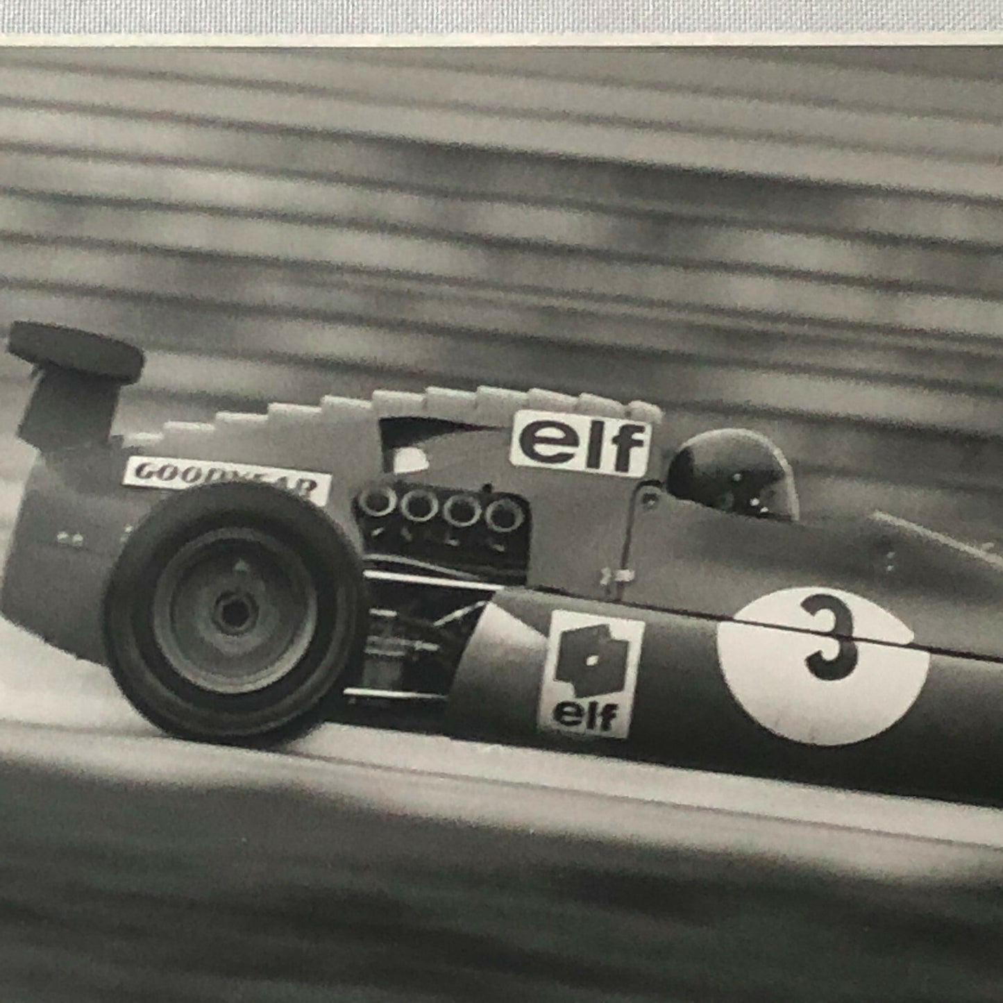 Vintage 1972 Patrick Depailler Formula 2 F2 ELF Racing Car Photo Photograph 