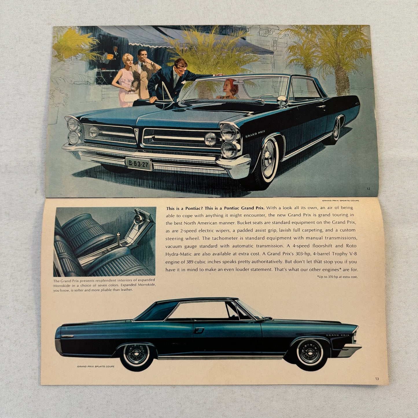 1963 Pontiac Sales Brochure Catalog Bonneville Star Chief Catalina Grand Prix