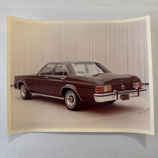 1975 Ford Granada Sedan Car Photo Photograph Print Vintage