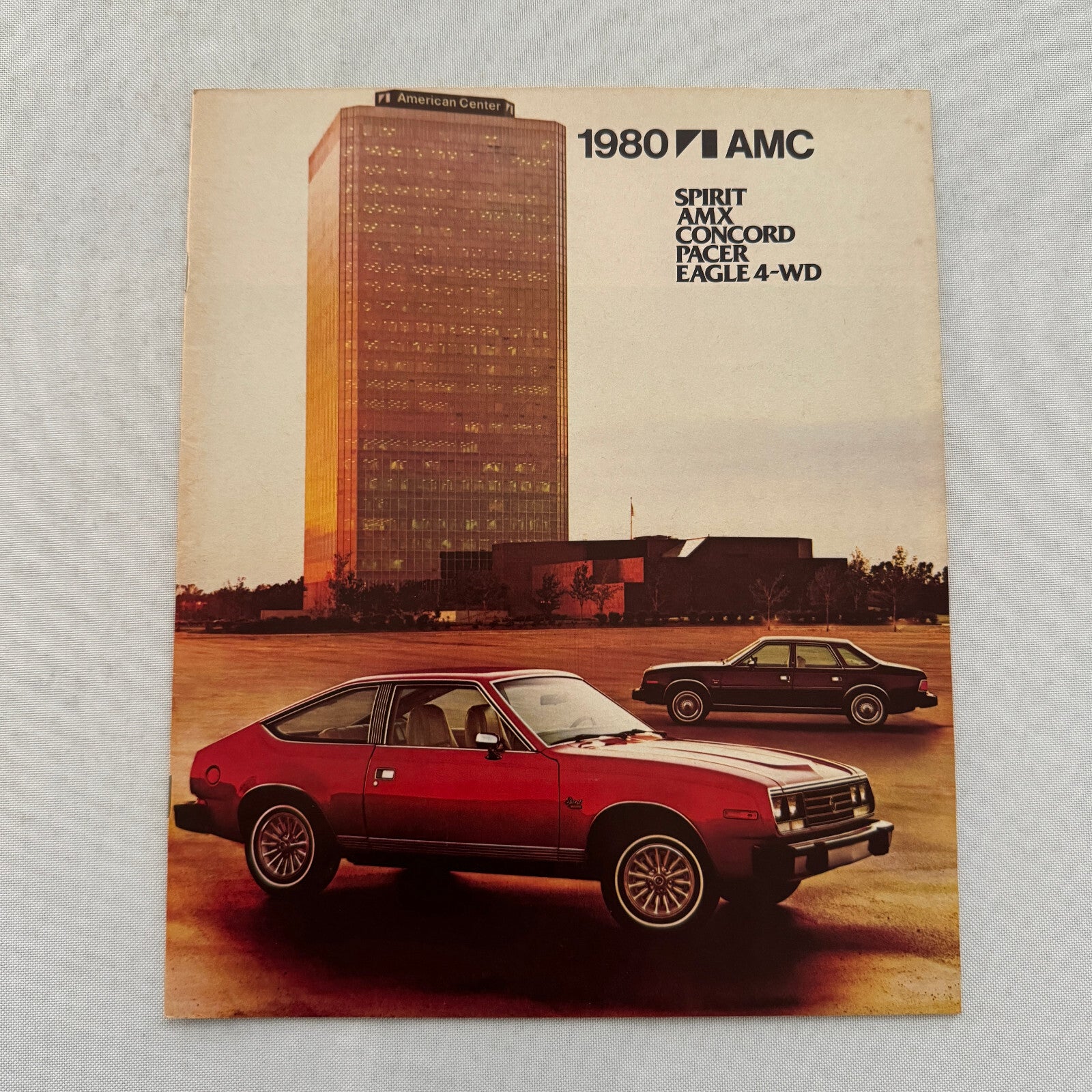 1980 AMC Car Sales Brochure Catalog AMC Spirit AMX Concord Pacer Eagle 4WD